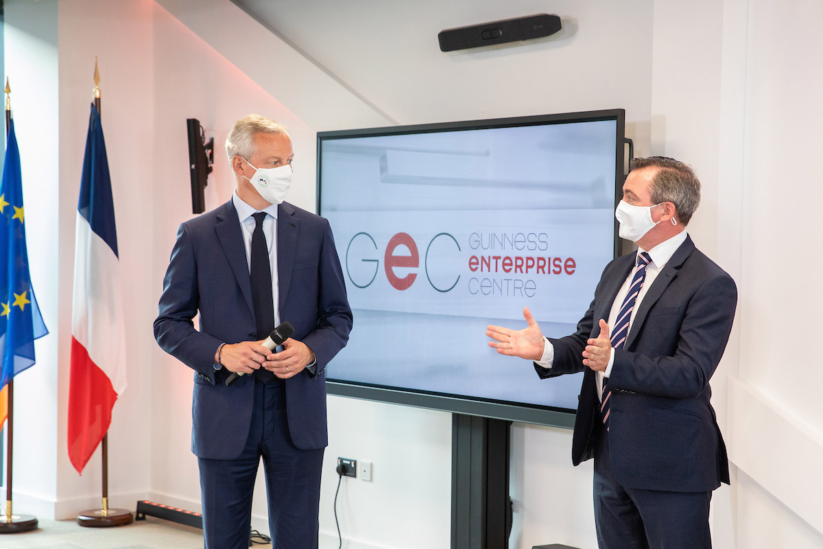 French Minister for Economy and Finance Bruno Le Maire visits the GEC